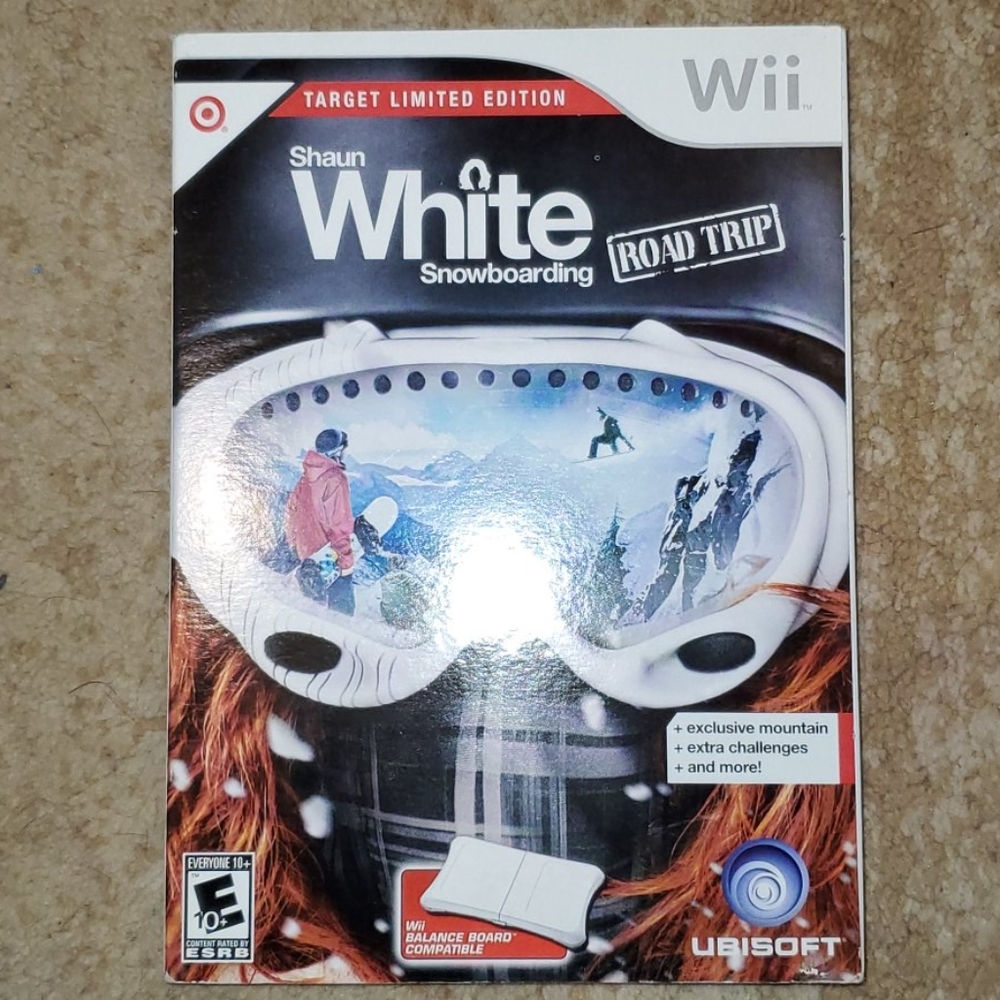 Wii Shaun White Snowboarding Roadtrip video game